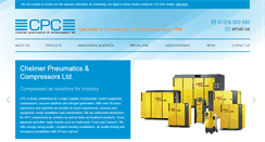 Desktop Screenshot of chelmerpneumatics.com